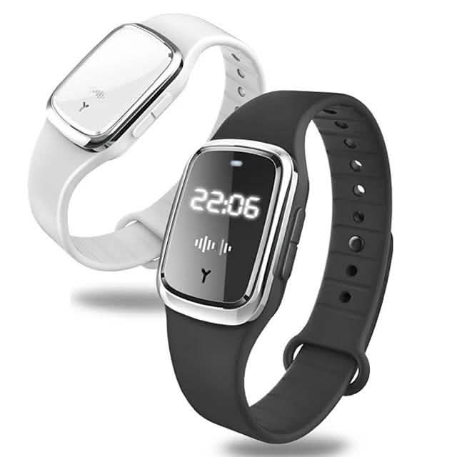 M2 Rechargeable Natural Ultrasonic Mosquito Repellent Watch